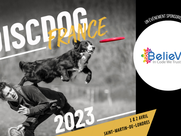 Believe It est sponsor du Championnat Discdog France 2023